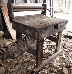 Workbench w/ Tinsmith Roller