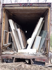 Trailer Loaded with Doors Windows & Misc