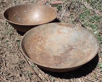 2 Metal Bowls