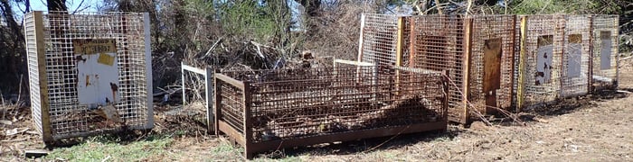 Wire Baskets for Scrap , Wood , Parts , or Misc