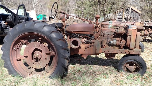 Antique International Harvester Farm Tractor