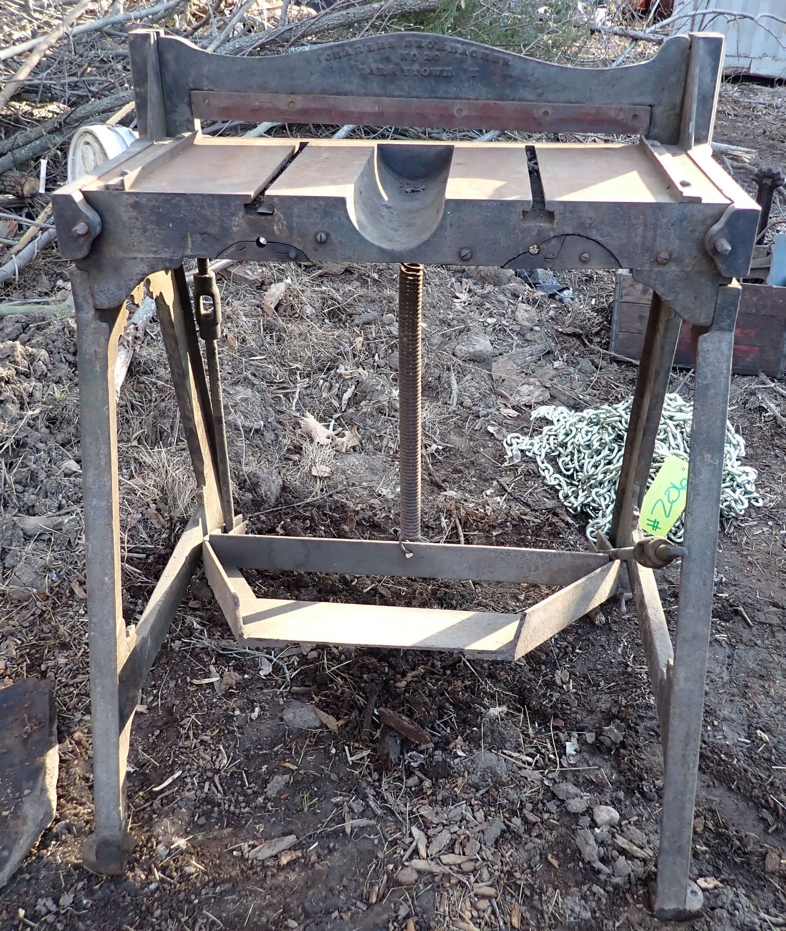 Charles Brombacher Shear: No in house shipping ! Bring proper help to load !