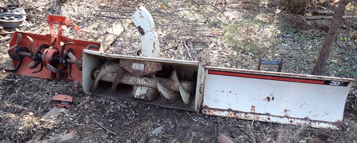 Garden Tractor Tiller International Snowblower Case Plow
