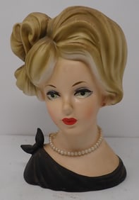 Napco Ware Lady Head Vase