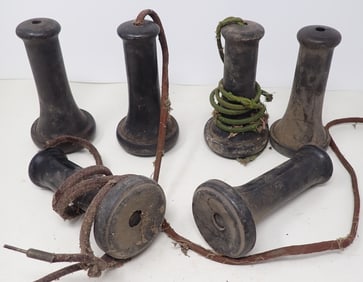 Antique Candlestick Telephone Parts incl Deveau