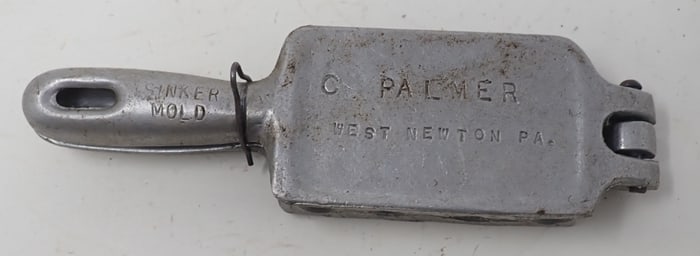 C. Palmer No. 301 Lead Sinker Mold