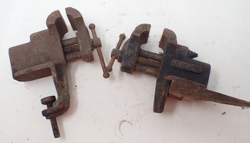 2 Clamp on Vises