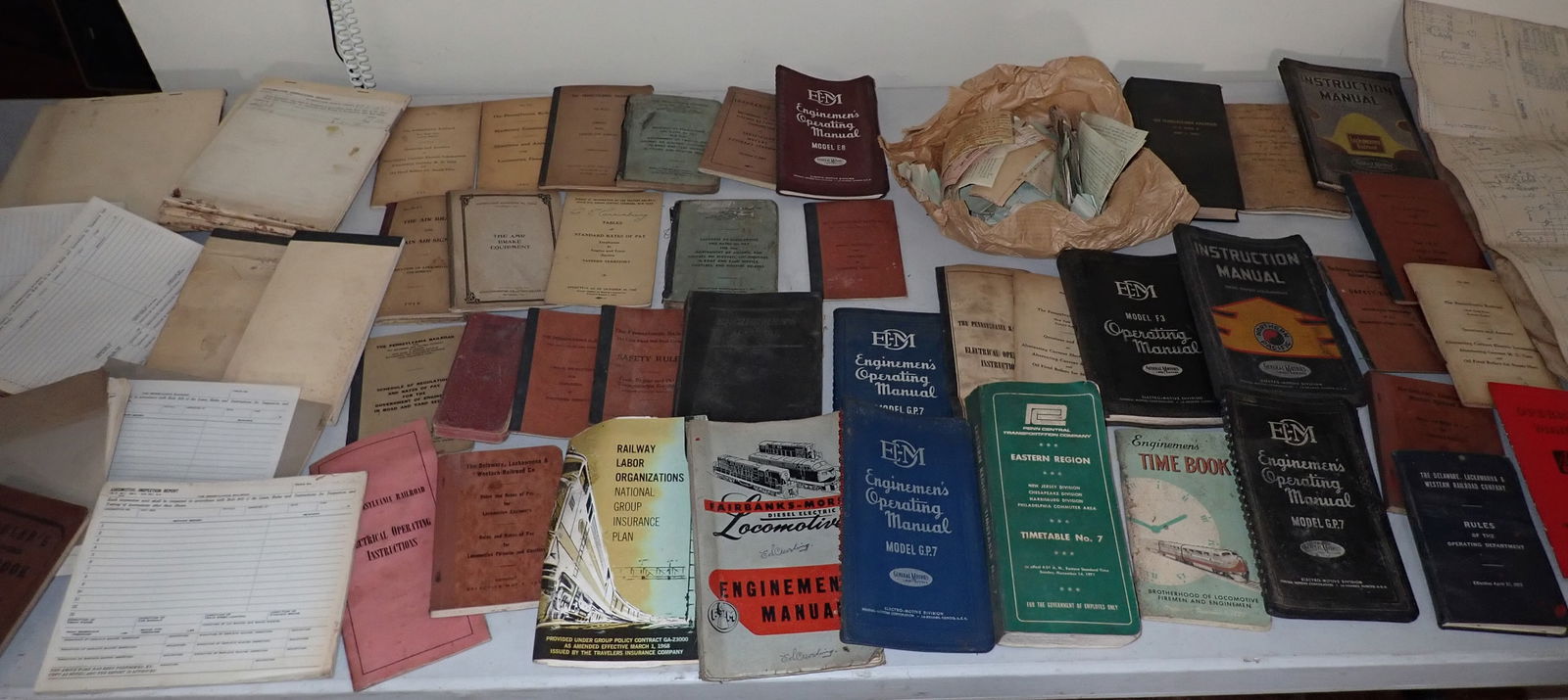 Pennsylvania Railroad Manuals Books Reports & Misc (1 of 12)