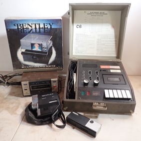 Cassette Tape Recorder Bentley Projector & Misc