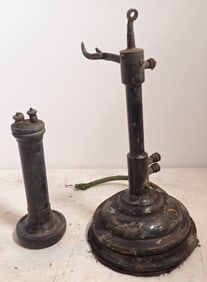 Antique Candlestick Telephone & Ear Piece