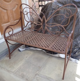 Butterfly Patio Bench