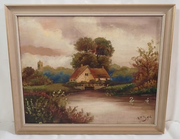 Wm. Boyd Oil on Canvas Painting