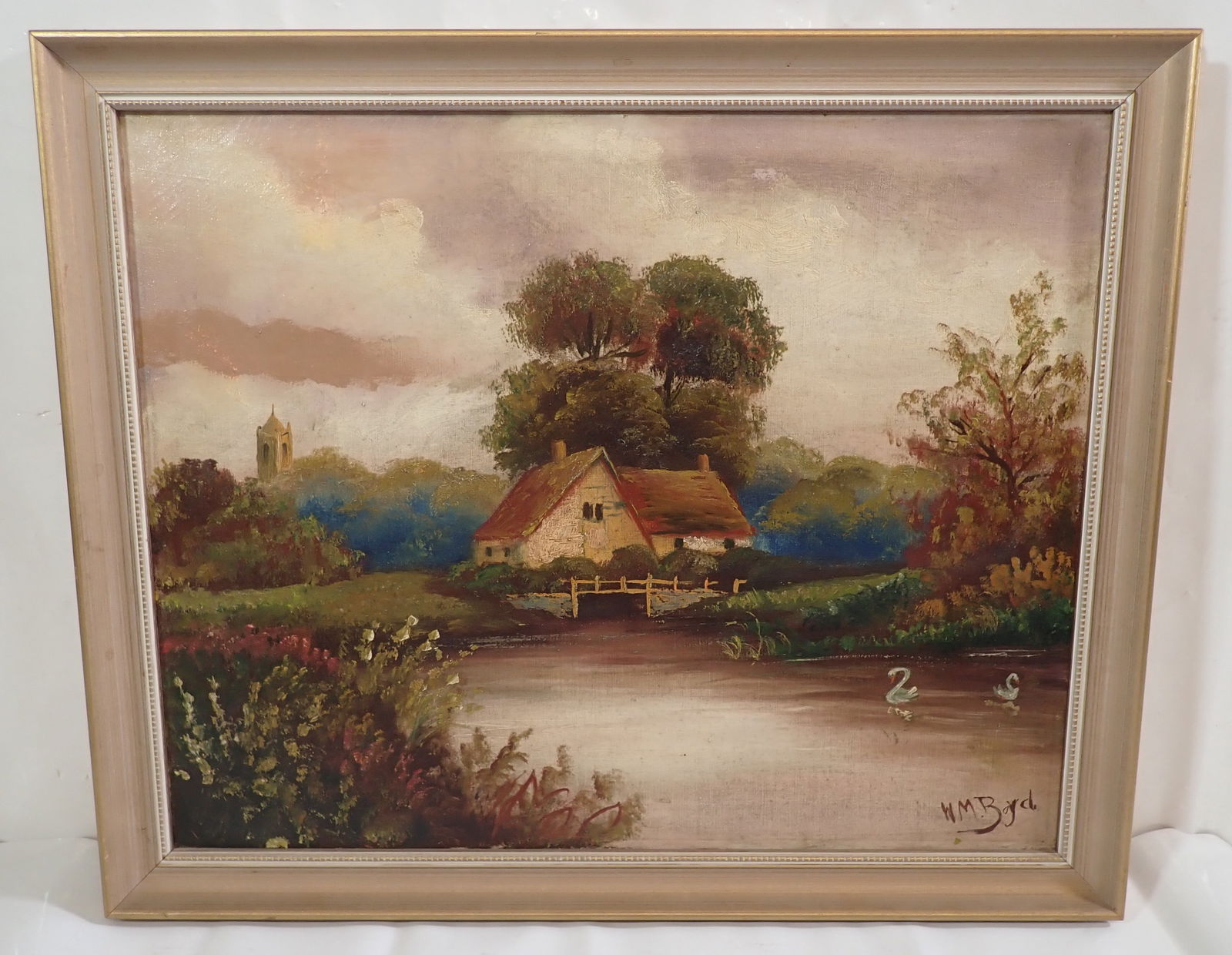 Wm. Boyd Oil on Canvas Painting