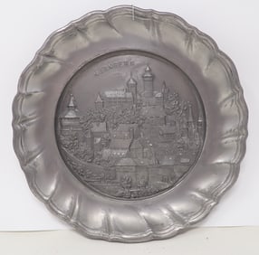 Leykauf Nurnberg Pewter Charger