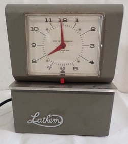 Widmer Lathem Time Recorder