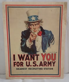 1984 James Flagg Uncle Sam Poster