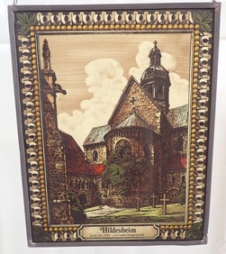Hildesheim Glass Painted Panel