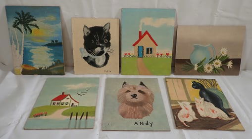 Gary Walsh Oil on Board Paintings