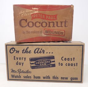 Peter Paul's Charcoal Coconut Mounds Boxes