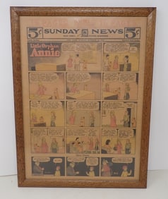 Framed 1942 Sunday News Comic Section