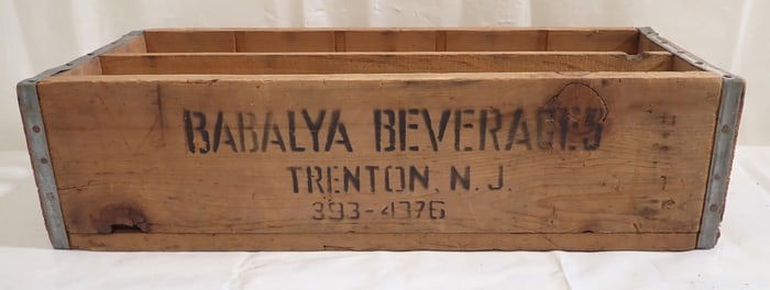 Babalya Beverages Trenton NJ Wooden Crate
