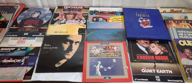 Laserdiscs incl Walt Disney & Penthouse