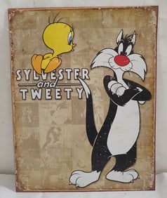 Sylvester & Tweety Tin Sign
