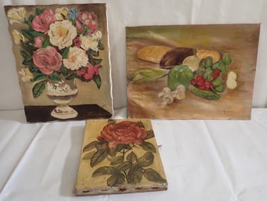 Oil on Board & Canvas Paintings