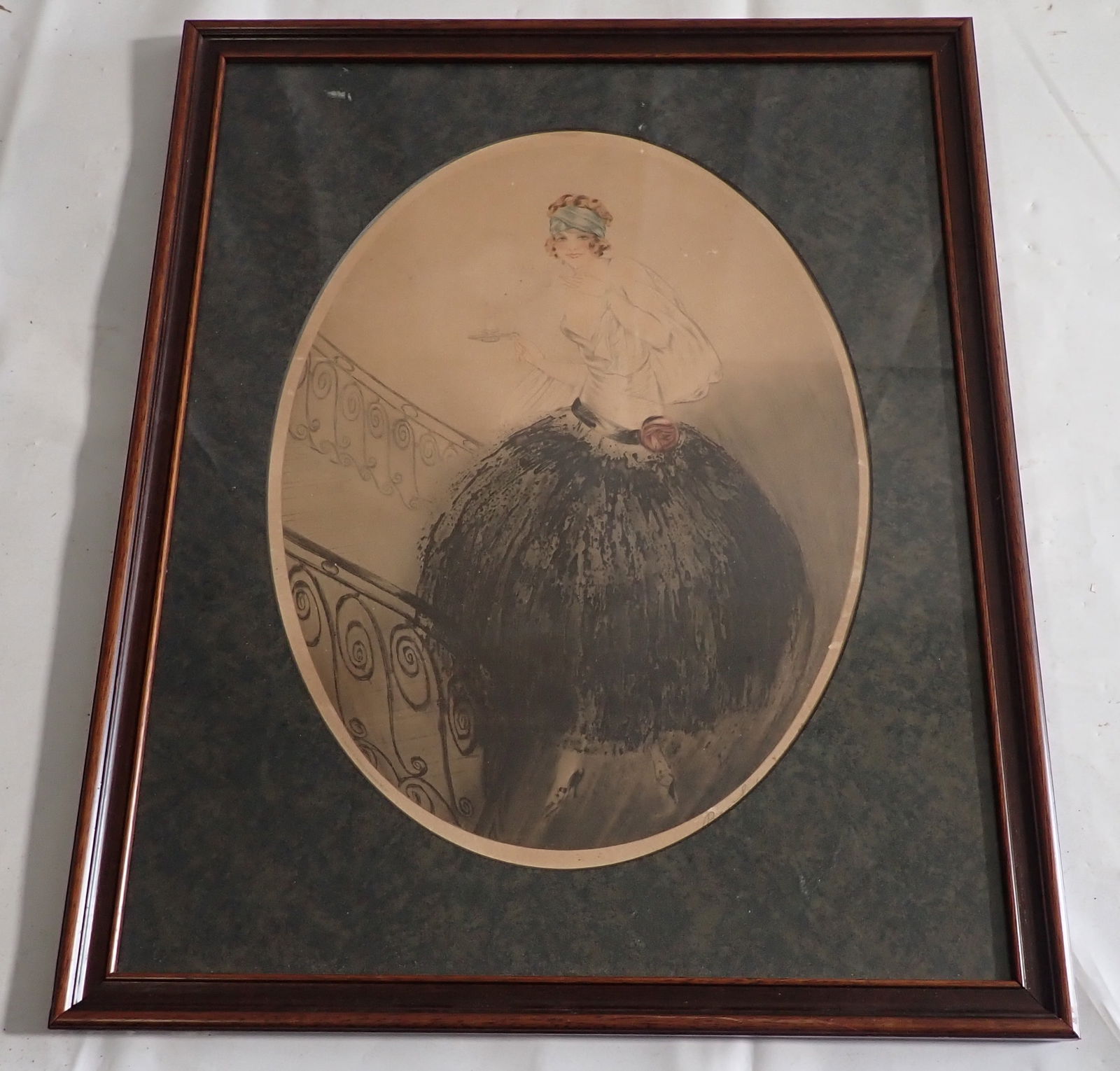 Louis Icart Signed Hand Colored Lithograph (1 of 6)