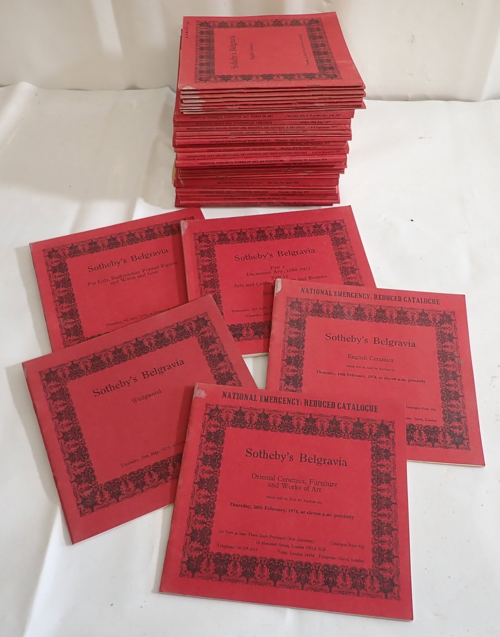 37 Sotheby's Belgravia Auction Catalogs (1 of 4)