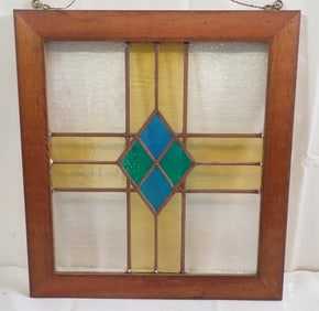 Leaded Stained Glass Panel