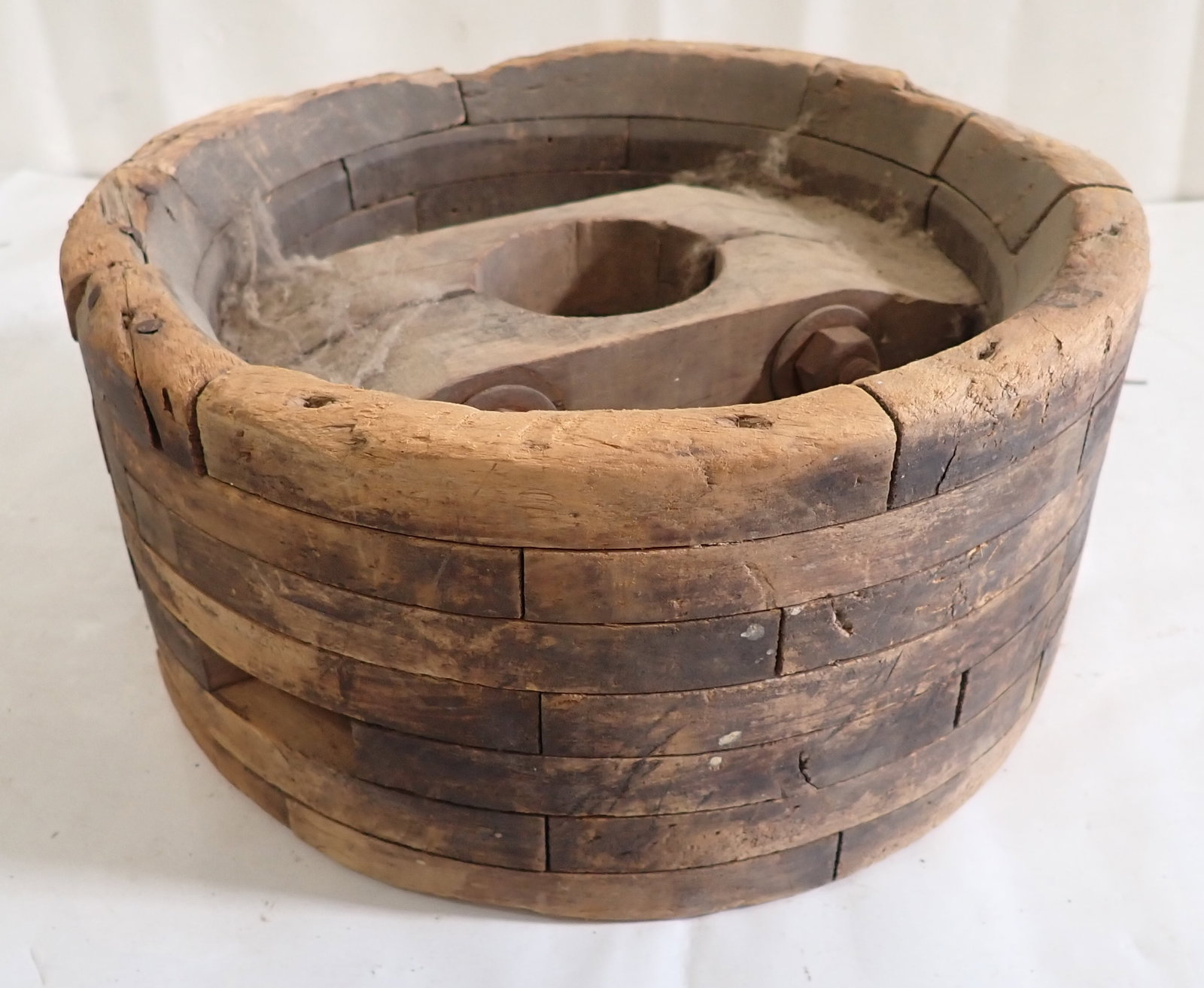 Wooden Foundry Wheel & Foot Stool (1 of 7)