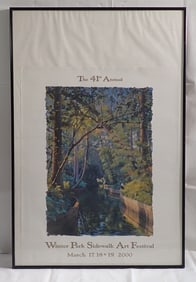 41st Annual Winter Park Sidewalk Festival Poster