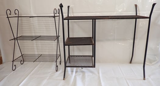 2 Metal Plant Stands