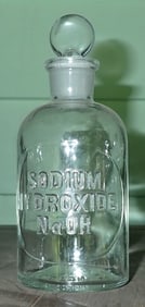 Sodium Hydroxide Bottle