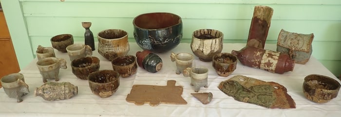 Large lot of Pottery