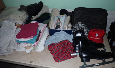 Clothing Sheets Ice Skates & Misc