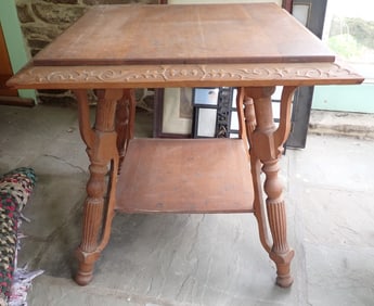 Oak Lamp Stand