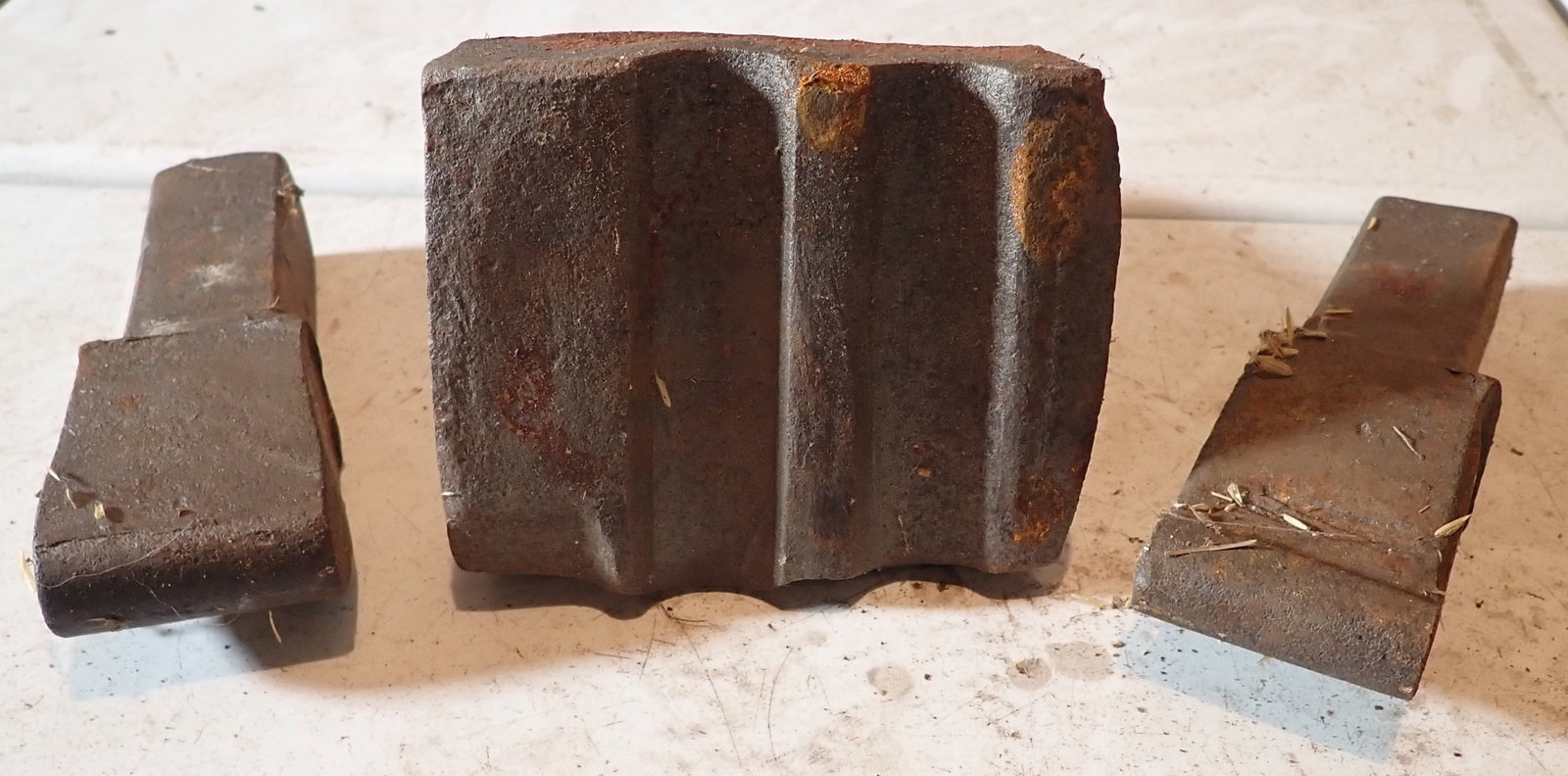 Anvil & Swage Block Hardies: Largest is apprx 3 5/8" x 4 1/2" x 5 3/8". Shipping available