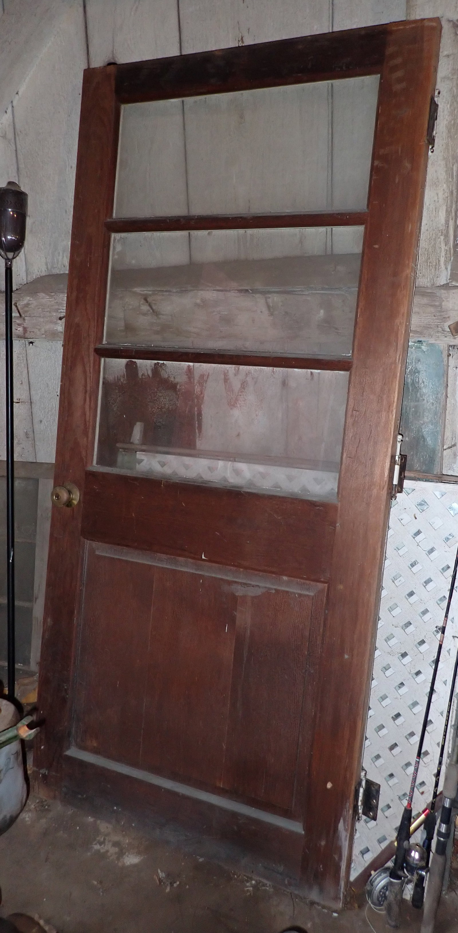 Door: Approx 35 3/4" x 77 1/2". NO in house shipping !