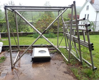 2 Sections of Aluminum Scaffolding