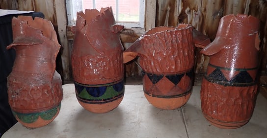 Pottery Vessels from Goddard College