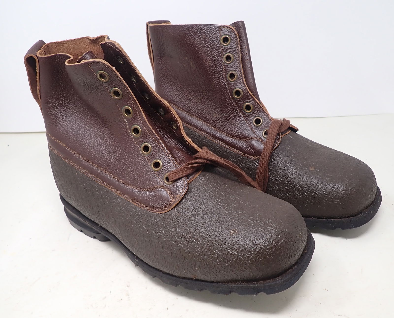 1967 Varnamo Military Boots: Apprx 12" long - Shipping available