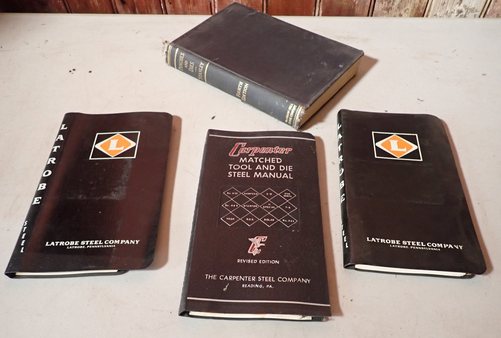 Stanley Punches & Dies Book 4th Edition & Misc: Shipping available
