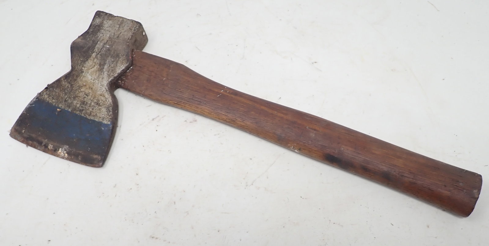 Axe: Ax head is apprx 4 1/4" x 6 1/2". Total length is 17". Shipping available