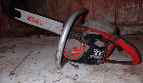 Vintage Homelite Chainsaw