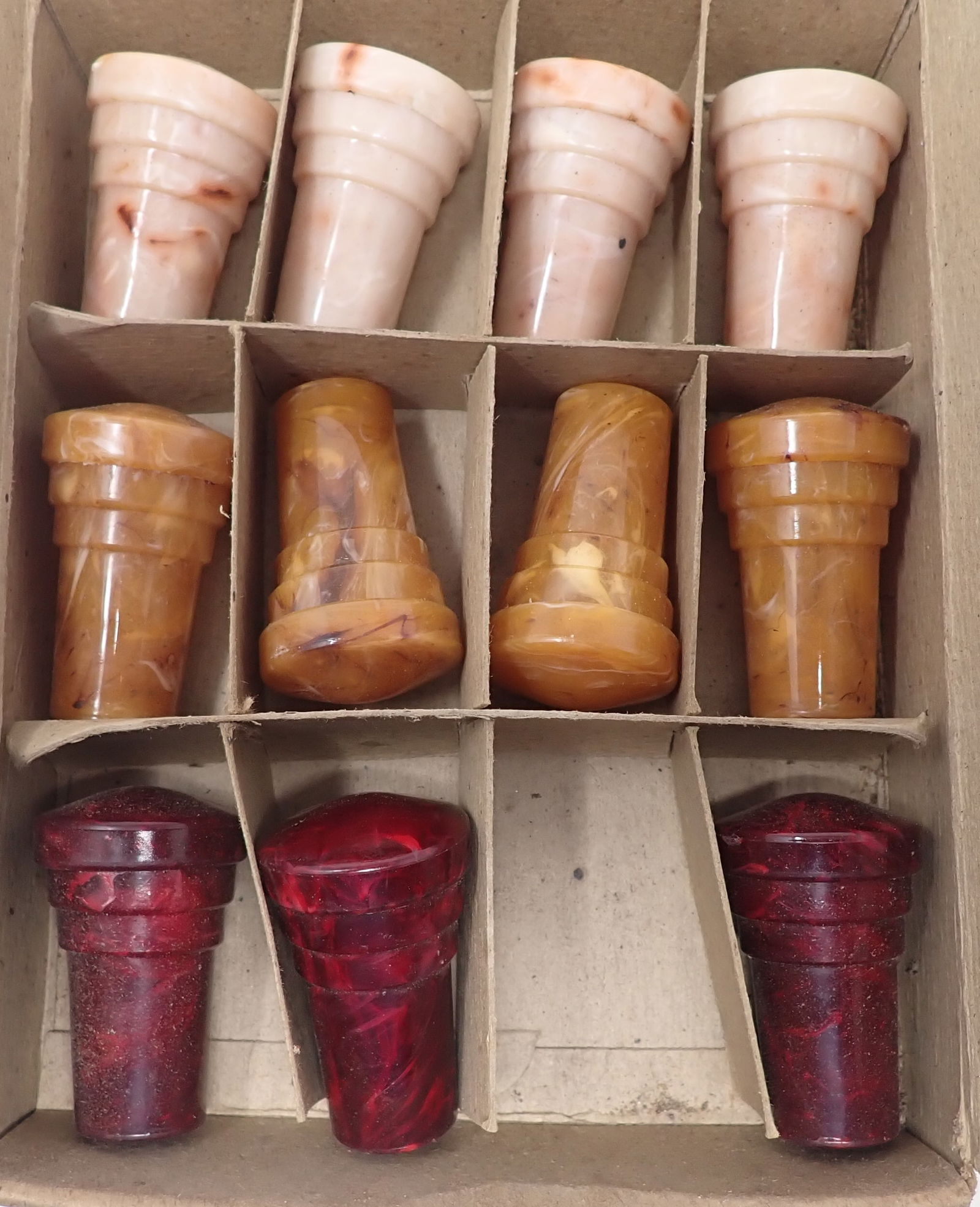 New Old Stock Shifter Knobs: Approx 1 1/4" in diameter and 2" long. Shipping available