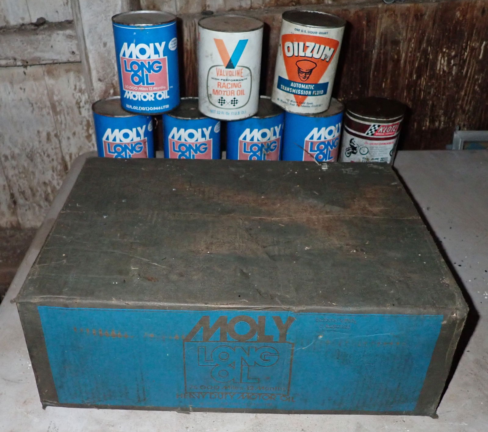 Moly Long Oil Oilzum Transmission Fluid Can (1 of 3)