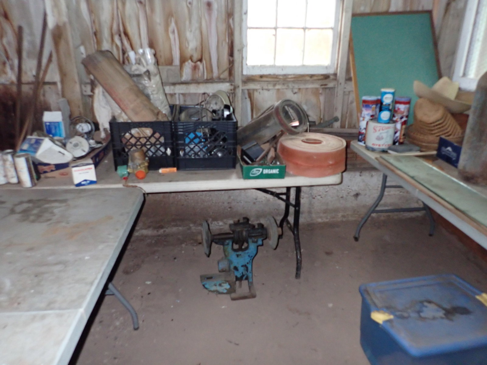 Contents of 2 Tables: Lot includes all on and all under tables. Must take all ! NO in house shipping