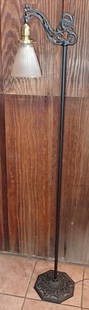Iron Floor Lamp w/ Stork & Birds: Apprx 55" tall. No in house shipping !
